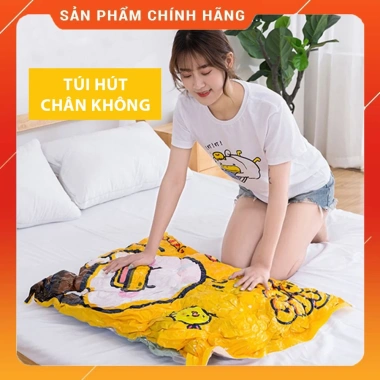Freeship Túi Hút Chân Không Bảo Quản Quần Áo, Chăn Màn, Ga Gối Chống Nấm Mốc Adu79