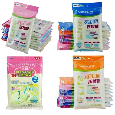 Freeship Túi Hút Chân Không Bảo Quản Quần Áo, Chăn Màn, Ga Gối Chống Nấm Mốc Adu79 2