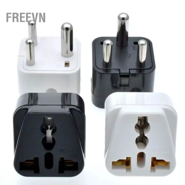 Freevn Adapter Loại M Nam Phi/Ấn Độ – Công Tắc Cắm An Toàn 0‑10A 250V Du Lịch Nhỏ 5