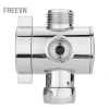 Freevn ADBEN 1/2 inch Bộ chuyển đổi T 3 chiều bồn tắm & đầu vòi sen, van hướng - 146.300 VND