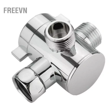 Freevn ADBEN 1/2 inch Bộ chuyển đổi T 3 chiều bồn tắm & đầu vòi sen, van hướng - 146.300 VND 2 Freevn ADBEN 1/2 inch Bộ chuyển đổi T 3 chiều bồn tắm & đầu vòi sen, van hướng - 146.300 VND 2