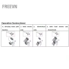 Freevn ADBEN 1/2 inch Bộ chuyển đổi T 3 chiều bồn tắm & đầu vòi sen, van hướng - 146.300 VND 6