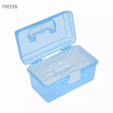 Freevn Aibesy Hộp Lưu Trữ Nhựa Trong – Di Động, Cho Sinh Viên & Nghệ Sĩ, Màu Nước & Sơn Dầu 2
