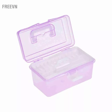 Freevn Aibesy Hộp Lưu Trữ Nhựa Trong – Di Động, Cho Sinh Viên & Nghệ Sĩ, Màu Nước & Sơn Dầu 6