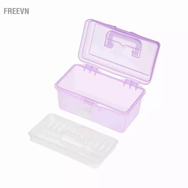 Freevn Aibesy Hộp Lưu Trữ Nhựa Trong – Di Động, Cho Sinh Viên & Nghệ Sĩ, Màu Nước & Sơn Dầu 7