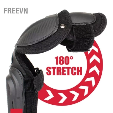 Freevn Đệm đầu gối 4 miếng cho người lớn - Giáp bảo vệ khuỷu tay điều chỉnh, thích hợp cho xe máy và đua xe đạp