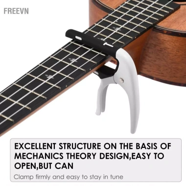 Freevn Fangzi Capo Hợp Kim Kẽm - Đổi Âm Guitar, Ukulele, Mandolin + Pick, Giá 174.900₫