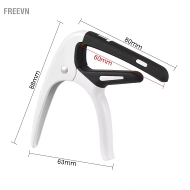 Freevn Fangzi Capo Hợp Kim Kẽm - Đổi Âm Guitar, Ukulele, Mandolin + Pick, Giá 174.900₫ 8 Freevn Fangzi Capo Hợp Kim Kẽm - Đổi Âm Guitar, Ukulele, Mandolin + Pick, Giá 174.900₫ 8