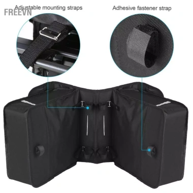 Freevn Fangzi Túi Xe Đạp Chở Hàng 28L Chống Nước, Ghế Sau, Thùng Đa Năng