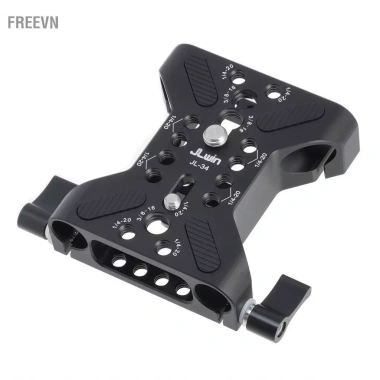 Freevn Tấm Đế Camera đa năng 15mm Ray và Kẹp Tod hợp kim nhôm, cổng giàn khoan DSLR, giá ưu đãi 812.900 VND