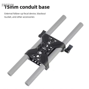 Freevn Tấm Đế Camera đa năng 15mm Ray và Kẹp Tod hợp kim nhôm, cổng giàn khoan DSLR, giá ưu đãi 812.900 VND