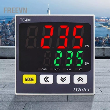 Freevn XIX 0-400 - Bộ điều khiển nhiệt độ thông minh, hiển thị kỹ thuật số, rơle SSR, đa chức năng công nghiệp