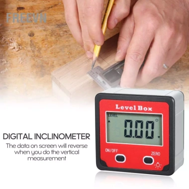 Freevn XIXIAN Protractor Inclinometer - Máy đo góc từ tính cho mộc, xây dựng, ô tô - 557.700₫