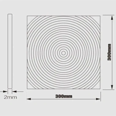 Fresnel 300x300mm PMMA – Tập Trung Năng Lượng Mặt Trời, Máy Chiếu Trời 803.000₫