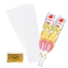 Fudeshe 100 Túi Nhựa Dài Đựng Kẹo, Bánh Quy, Lollipop – Cellophane Cho Đám Cưới và Sinh Nhật Giá 60.720₫ 8