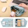 Fudeshe Đựng Cáp Du Lịch Di Động Chống Nước USB, Túi Dây Kéo Nhỏ, Sạc Đa Chức Năng