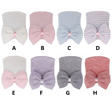 Fudeshe Mũ Bệnh Viện Sơ Sinh Dễ Thương Bé Gái - Sọc Mũ Beanie Giá Ưu Đãi 49.248đ 2
