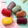 Fudeshe Ví Nữ Da Thật Chính Hãng - Túi Đựng Tiền Nhỏ Khóa Thẻ Đồng Xu, Thời Trang, Giá Giảm 108.324 VND