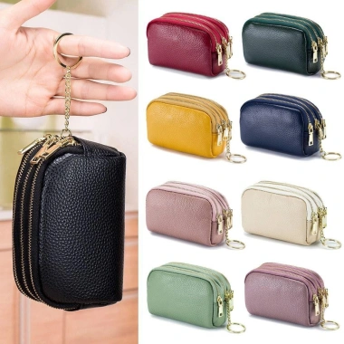Fudeshe Ví Nữ Da Thật Chính Hãng - Túi Đựng Tiền Nhỏ Khóa Thẻ Đồng Xu, Thời Trang, Giá Giảm 108.324 VND