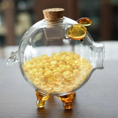 FUHUIOT Hộp Tiết Kiệm Tiền Xu Nhẹ Hoạt Hình Đậu Vàng Đa Năng – Thủ Công Dễ Thương Trang Trí Nội Thất, Giá 88.000₫ 9