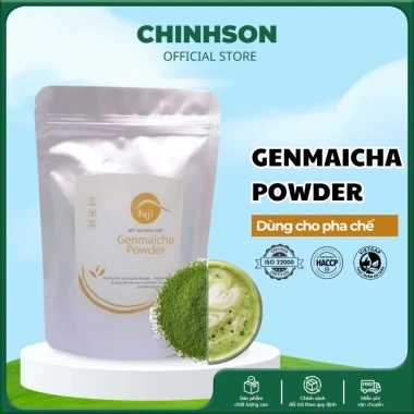 Fuji Genmaicha Powder CHINHSON 50g/100g – Bột Trà Gạo Rang, Công Nghệ Nhật, Giá 75.000đ