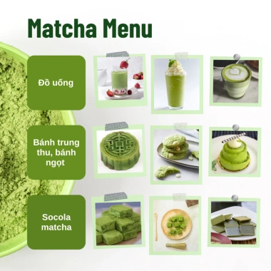 Fuji Matcha CHINHSON 100g/500g - Bột Trà Xanh Chất, Cho Đồ Uống & Làm Bánh, 180.000 VND