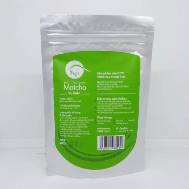 Fuji Matcha CHINHSON 100g/500g - Bột Trà Xanh Chất, Cho Đồ Uống & Làm Bánh, 180.000 VND
