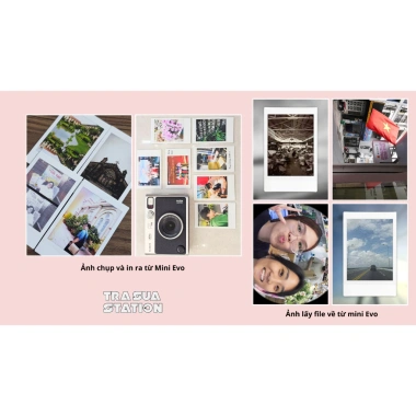 Fujifilm Instax Mini Evo Máy chụp ảnh lấy ngay, in từ điện thoại, BH 1 năm, Giá 6.65 triệu