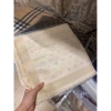 FULL BOX Khăn Choàng Be Nhạt Ánh Vàng 140x140cm - Lụa Cashimer, Nhãn Hiệu, Giá 343k, Hàng Có Sẵn 4