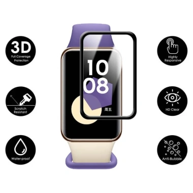 Full Cover Bảo Vệ Màn Hình 3D Cong Siêu Trong Suốt cho Honor Band 9/7/6 - PMMA Cường Lực, 32,450đ