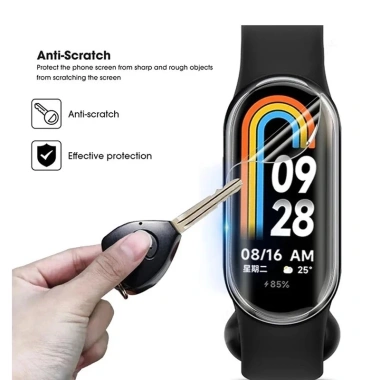 Full Cover HD Hydrogel Trong Suốt 1-3 Chiếc Cho Xiaomi Band 4-6, 7-10 Pro - Chống Vân Tay, Phim Mềm Bảo Vệ Màn Hình