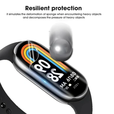 Full Cover HD Hydrogel Trong Suốt 1-3 Chiếc Cho Xiaomi Band 4-6, 7-10 Pro - Chống Vân Tay, Phim Mềm Bảo Vệ Màn Hình
