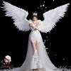 Full Set Cosplay Cánh Thiên Thần Trắng - Nhiều Màu, Dùng Cho Bé & Người Lớn, 40K