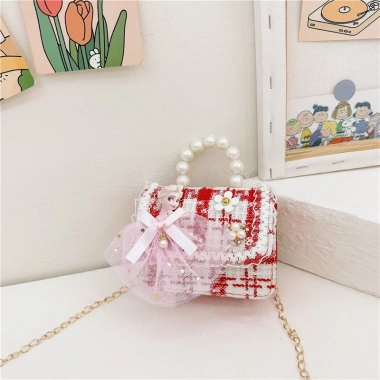 Fullbaby T03 Túi đeo chéo bé - Tết Đỏ sang chảnh, quai ngọc, đựng lì xì, 105.000 VND 4