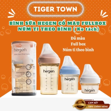Fullbox Bình sữa Hegen chính hãng cao cấp 60ml‑330ml tem đầy đủ Giá 490.000đ