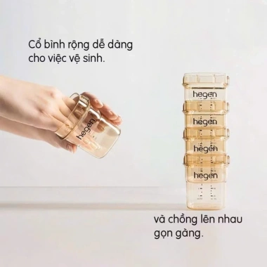 Fullbox Bình sữa Hegen chính hãng cao cấp 60ml‑330ml tem đầy đủ Giá 490.000đ 2