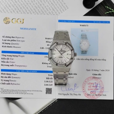 Fullbox Đồng hồ AP 67.651 kim cương Moisanite - Bảo hành 5 năm - 21,250,000₫ 7 Fullbox Đồng hồ AP 67.651 kim cương Moisanite - Bảo hành 5 năm - 21,250,000₫ 7