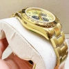 Fullbox Đồng hồ Nam Rolex Automatic 3 nút mặt vàng dây thép 40mm - Giá 2.539.285 VND 3