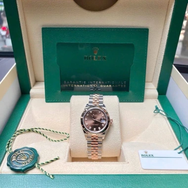 Fullbox ROLEX 28mm Thuỵ Sĩ - Đồng hồ nữ tay nhỏ, giá ưu đãi 13.95 triệu 5