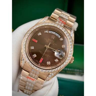 Fullbox Rolex Daydate Hai Lịch 41mm Máy Tự Động - Giá Ưu Đãi 3.555.000 VND 4