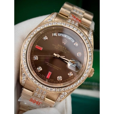 Fullbox Rolex Daydate Hai Lịch 41mm Máy Tự Động - Giá Ưu Đãi 3.555.000 VND 5