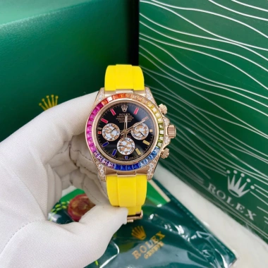 Fullbox Rolex Rainbow Sắc Vàng - Đồng Hồ Nam Sang Trọng Giá Giảm 2,650,000 VNĐ Fullbox Rolex Rainbow Sắc Vàng - Đồng Hồ Nam Sang Trọng Giá Giảm 2,650,000 VNĐ