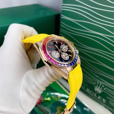 Fullbox Rolex Rainbow Sắc Vàng - Đồng Hồ Nam Sang Trọng Giá Giảm 2,650,000 VNĐ 6 Fullbox Rolex Rainbow Sắc Vàng - Đồng Hồ Nam Sang Trọng Giá Giảm 2,650,000 VNĐ 6