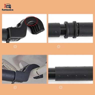 Funtasica Móc Treo Quần Áo Ô Tô Thân Nhôm Đa Năng - Thanh Xe Du Lịch, Kính Thiên Văn, Giá Treo SUV & RVS - 598.400₫ 6
