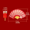 FUSIONFLASH Quạt Phong Bì Đỏ - Túi Tiền Năm Mới 6/10, Lời Chúc May Mắn Trung Quốc 2