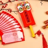 FUSIONFLASH Quạt Phong Bì Đỏ - Túi Tiền Năm Mới 6/10, Lời Chúc May Mắn Trung Quốc 8