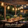 G40 Đèn dây LED năng lượng mặt trời sân vườn, Giáng sinh, không thấm nước, giảm 20% 2