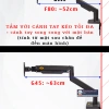 G45 F80 Giá Treo Màn Hình 22-40 inch, Xoay 360 độ, Tay Treo - Giá Ưu Đãi 365k 3