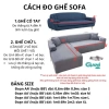 Ga Bọc Sofa Chữ L Nỉ Nhung Mềm Mịn Co Giãn Ôm Form Bảo Vệ Sofa Giá 979k 2