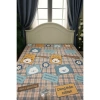 Ga Chống Thấm Cotton Cao Cấp Doremon Xanh Nhạt Bọc Đệm 2‑10cm Giá 73.306₫ 6